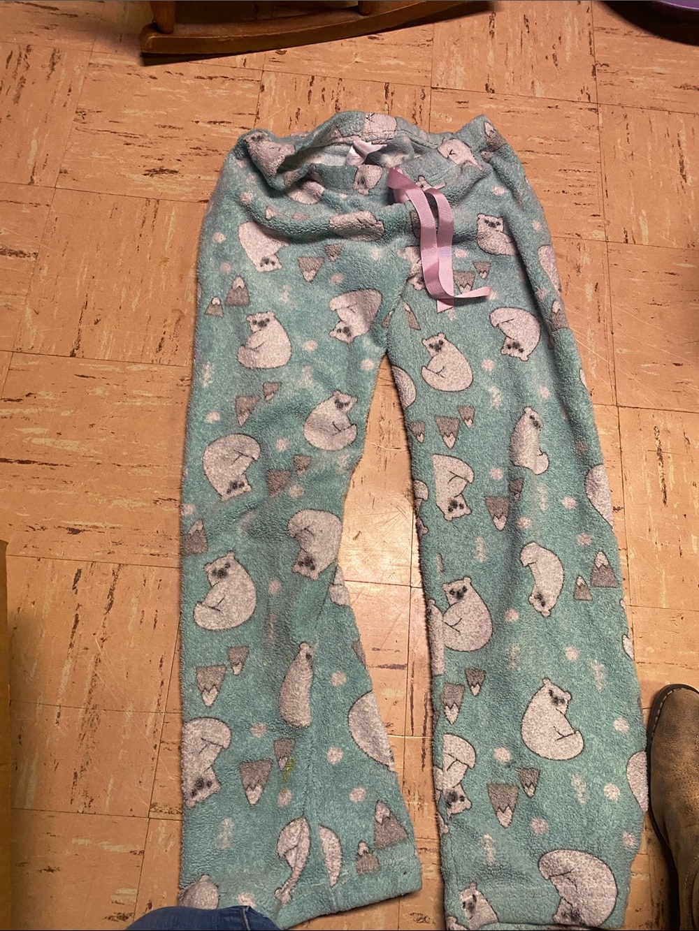 Kids Bear Print Pajama Pants